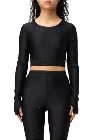 VERSACE Mujer, Camisetas, Negro, Talla: S
