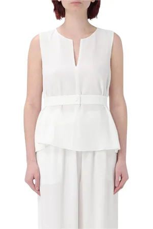 Emporio Armani Mujer, Camisetas, Blanco, Talla: L