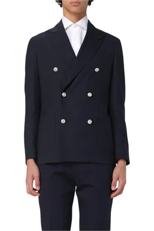 LARDINI Hombre, Chaquetas, Azul, Talla: 2XL