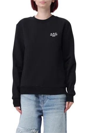 A.P.C. Mujer, Sudaderas, Negro, Talla: L
