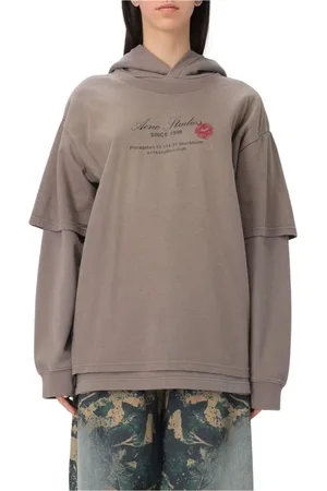Acne Studios Mujer, Sudaderas, Gris, Talla: S