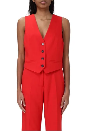 Msgm Mujer, Chaquetas, Rojo, Talla: M