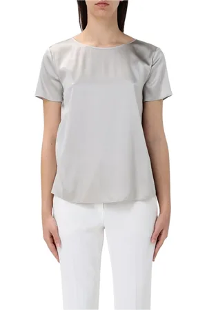 Emporio Armani Mujer, Blusas y Camisas, Gris, Talla: 2XS