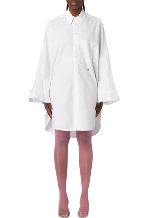 Palm Angels Mujer, Vestidos, Blanco, Talla: S