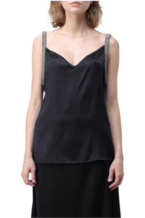 Fabiana Filippi Mujer, Camisetas, Negro, Talla: S