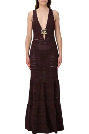 Elisabetta Franchi Mujer, Vestidos, Marrón, Talla: M