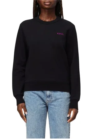 A.P.C. Mujer, Sudaderas, Negro, Talla: S
