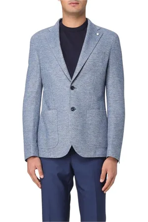 LUIGI BIANCHI MANTOVA Hombre, Chaquetas, Azul, Talla: L