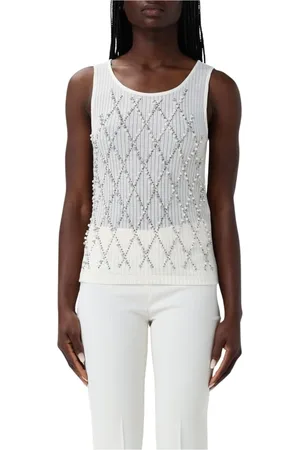 Twin-Set Mujer, Camisetas, Blanco, Talla: S
