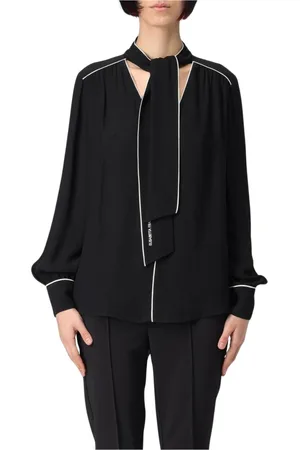 Elisabetta Franchi Mujer, Blusas y Camisas, Negro, Talla: 2XL