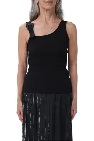 VERSACE Mujer, Camisetas, Negro, Talla: M
