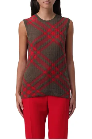 Burberry Mujer, Camisetas, Rojo, Talla: M