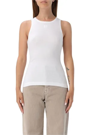 Ganni Mujer, Camisetas, Blanco, Talla: M