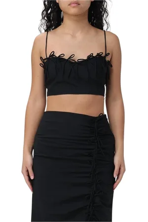 Ganni Mujer, Camisetas, Negro, Talla: M