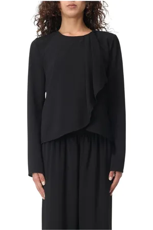 Emporio Armani Mujer, Camisetas, Negro, Talla: L