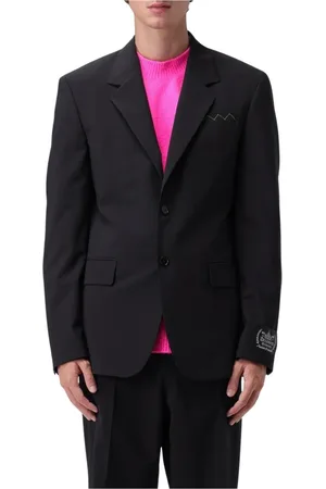 Msgm Hombre, Chaquetas, Negro, Talla: M