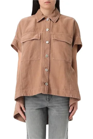 Brunello Cucinelli Mujer, Blusas y Camisas, Marrón, Talla: S