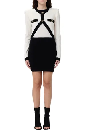 Balmain Mujer, Vestidos, Blanco, Talla: L