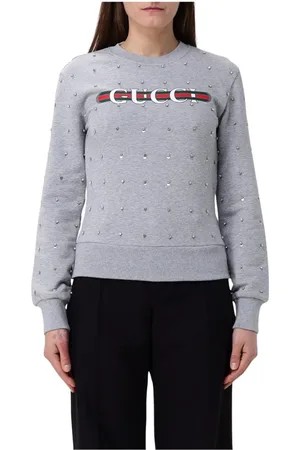 Gucci Mujer, Sudaderas, Gris, Talla: S