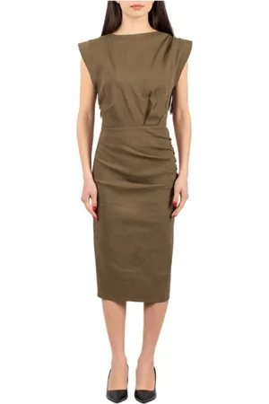 Pinko Mujer, Vestidos, Verde, Talla: M