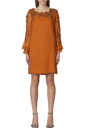 Alberta Ferretti Mujer, Vestidos, Naranja, Talla: L