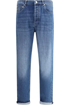 Brunello Cucinelli Hombre, Vaqueros, Azul, Talla: 2XL