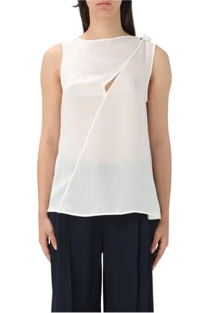 Emporio Armani Mujer, Camisetas, Blanco, Talla: L