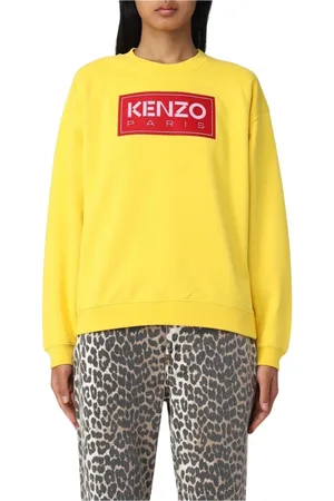 Kenzo Mujer, Sudaderas, Amarillo, Talla: L
