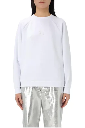 Armani Exchange Mujer, Sudaderas, Blanco, Talla: L