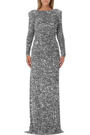 Elisabetta Franchi Mujer, Vestidos, Gris, Talla: L