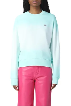 Chiara Ferragni Mujer, Sudaderas, Azul, Talla: L