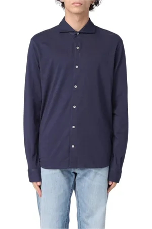 ECOALF Hombre, Camisas, Azul, Talla: L