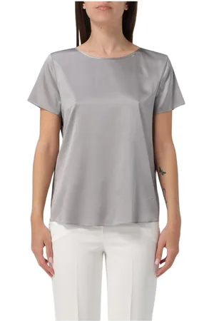 Emporio Armani Mujer, Camisetas, Gris, Talla: XL