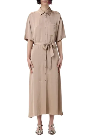 Kaos Mujer, Vestidos, Marrón, Talla: S