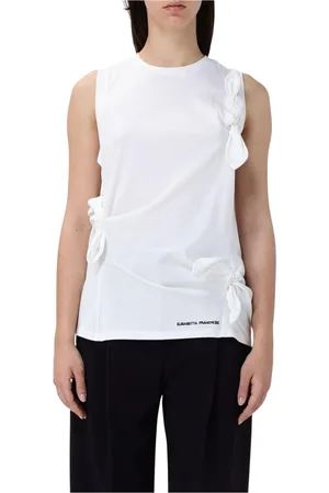Elisabetta Franchi Mujer, Camisetas, Blanco, Talla: M