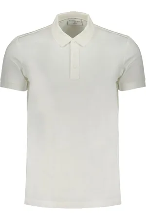 Calvin Klein Hombre, Camisetas, Blanco, Talla: L