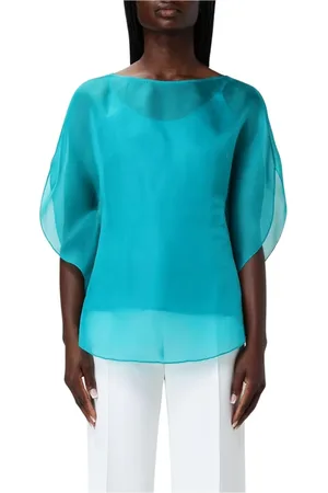 GIANLUCA CAPANNOLO Mujer, Blusas y Camisas, Verde, Talla: L