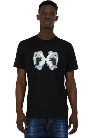 John Richmond Hombre, Camisetas, Negro, Talla: S