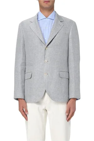 Brunello Cucinelli Hombre, Chaquetas, Gris, Talla: XL