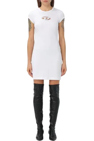Diesel Mujer, Vestidos, Blanco, Talla: M