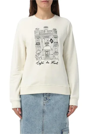 Karl Lagerfeld Mujer, Sudaderas, Blanco, Talla: M