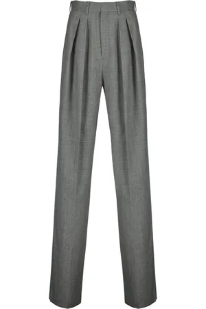 Saint Laurent Mujer, Pantalones, Gris, Talla: M