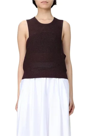 Elisabetta Franchi Mujer, Camisetas, Marrón, Talla: S