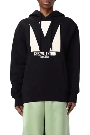 VALENTINO Mujer, Sudaderas, Negro, Talla: 2XS