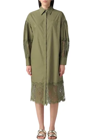 Twin-Set Mujer, Vestidos, Verde, Talla: S