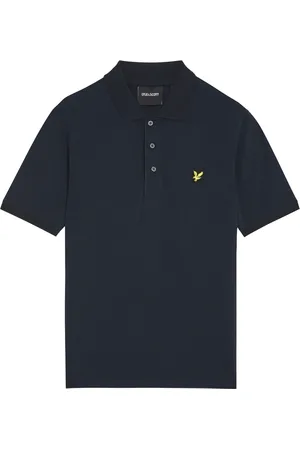 Lyle & Scott Hombre, Camisetas, Azul, Talla: L