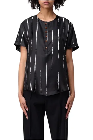 ALYSI Mujer, Blusas y Camisas, Negro, Talla: M