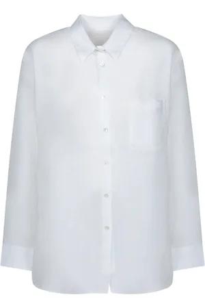 120% Lino Mujer, Blusas y Camisas, Blanco, Talla: XL