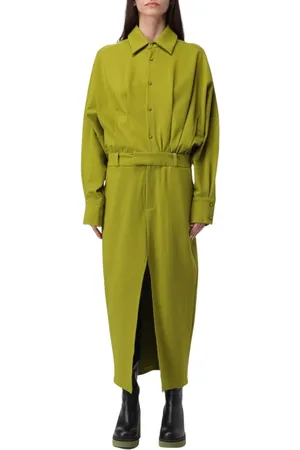 WEILI ZHENG Mujer, Vestidos, Verde, Talla: S