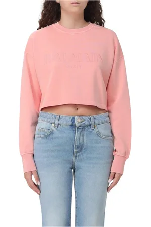 Balmain Mujer, Sudaderas, Rosa, Talla: M